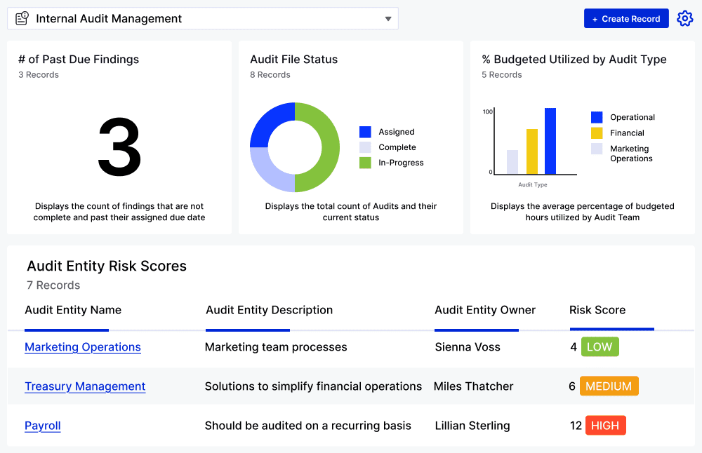 Internal Audit Management